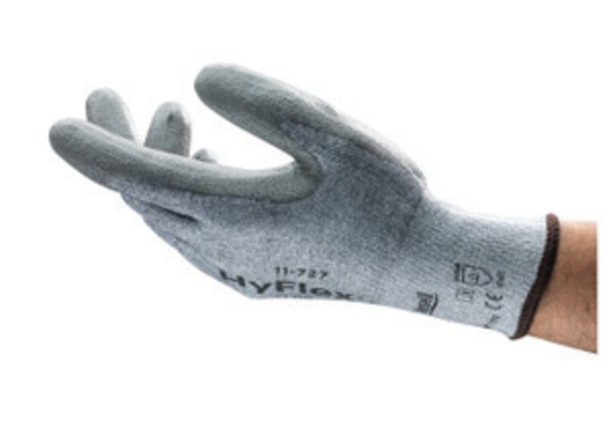 Ansell Size 11 HyFlex® 15 Gauge INTERCEPT™ Technology Cut Resistant Gloves With Polyurethane Coated Palm