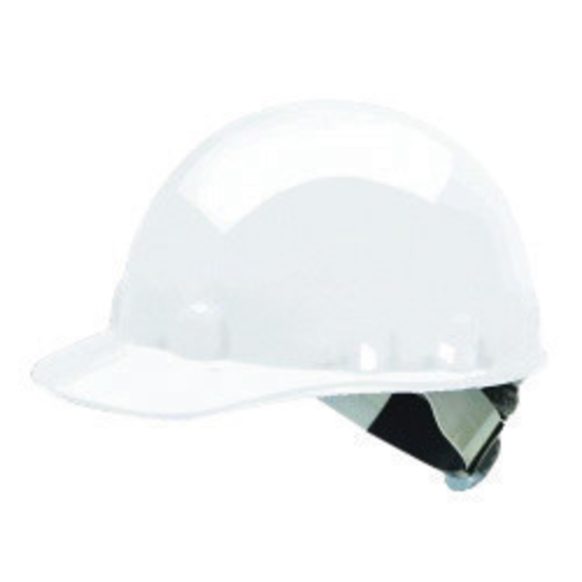 Honeywell White Fibre-Metal® E2 Thermoplastic Cap Style Hard Hat With Rachet/8 Point Swingstrap Ratchet Suspension