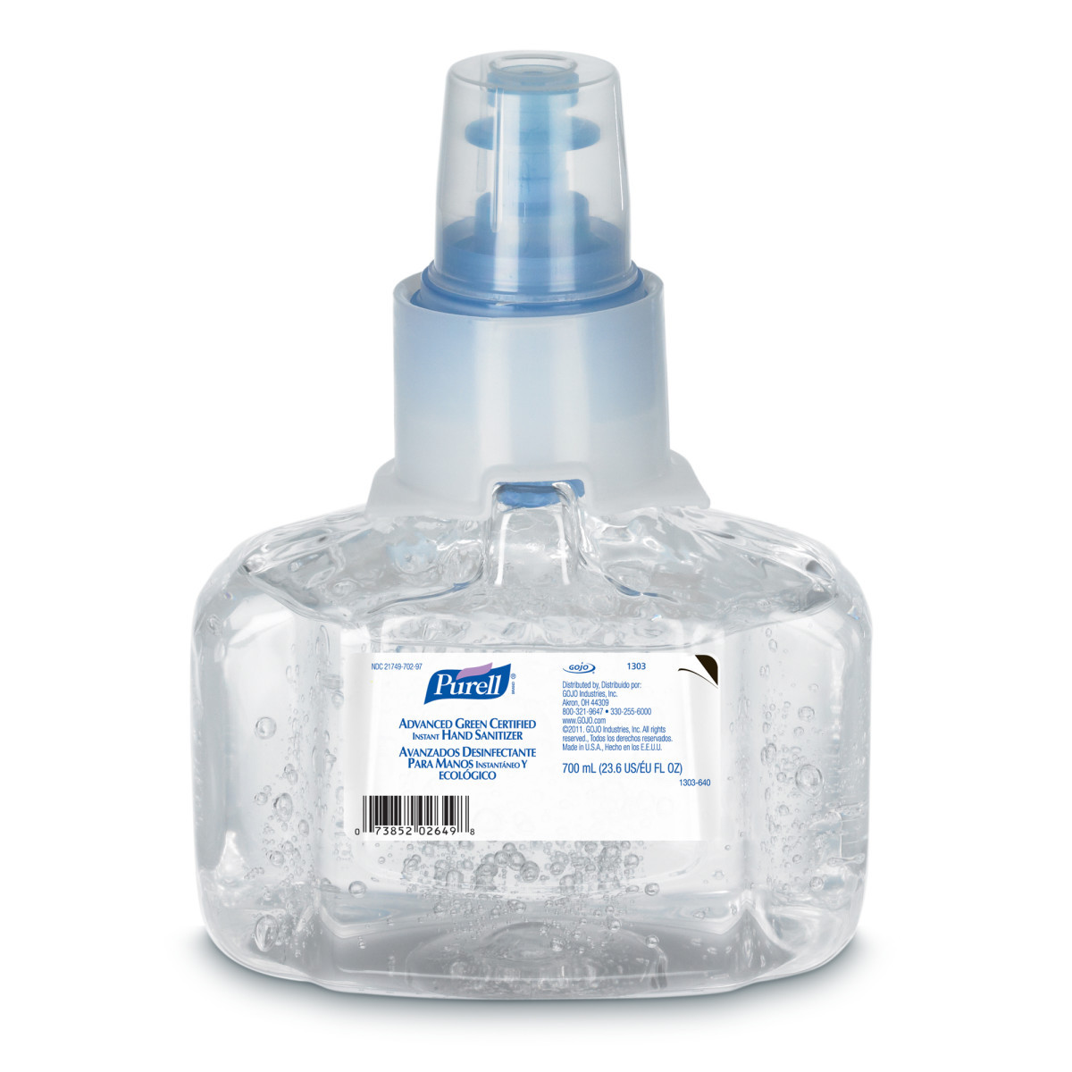 GOJO® 700 mL Refill Clear PURELL® Fragrance-Free Hand Sanitizer (Availability restrictions apply.)