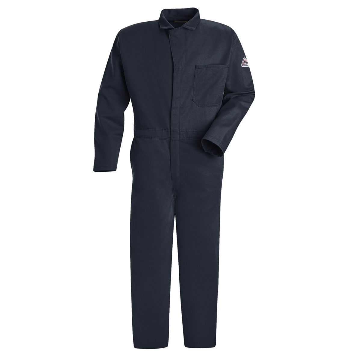 Bulwark® 42 Tall Navy Blue EXCEL FR® Twill Cotton Flame Resistant Coveralls With Zipper Front Closure