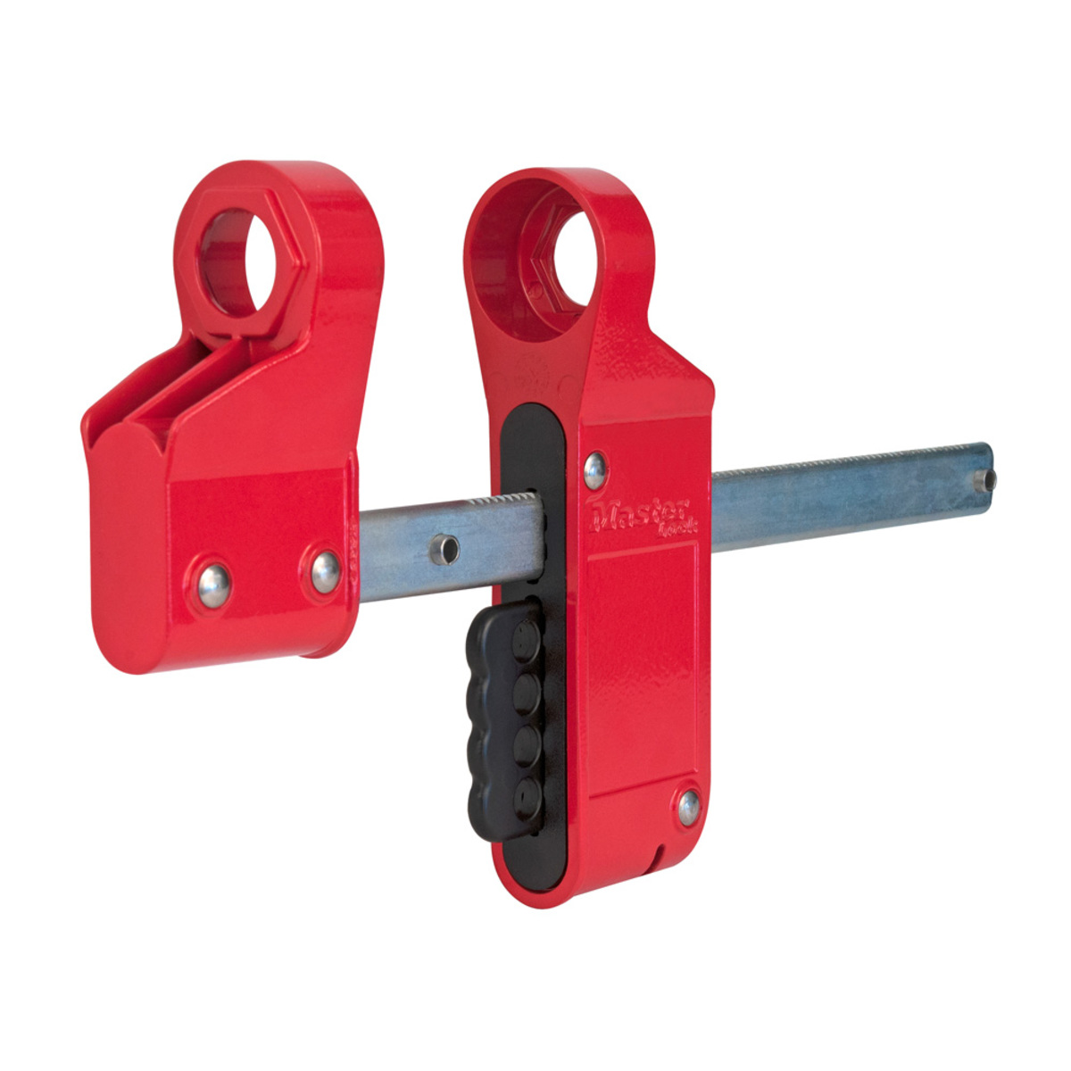 Master Lock® Red Aluminum/Steel Blind Lockout