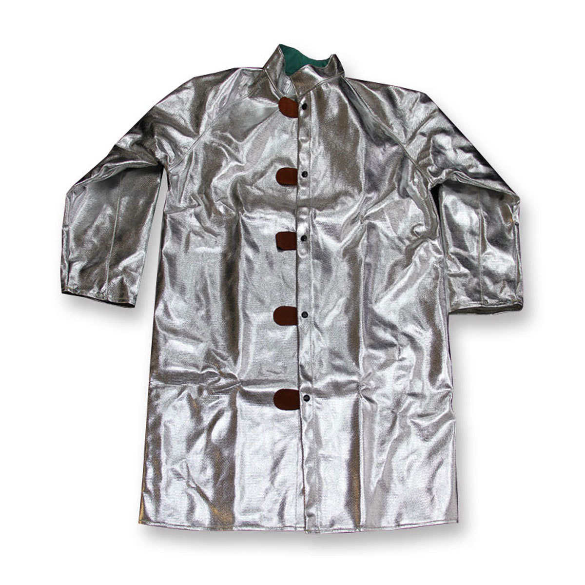 Chicago Protective Apparel Large Silver Aluminized Rayon Heat Resistant Coat