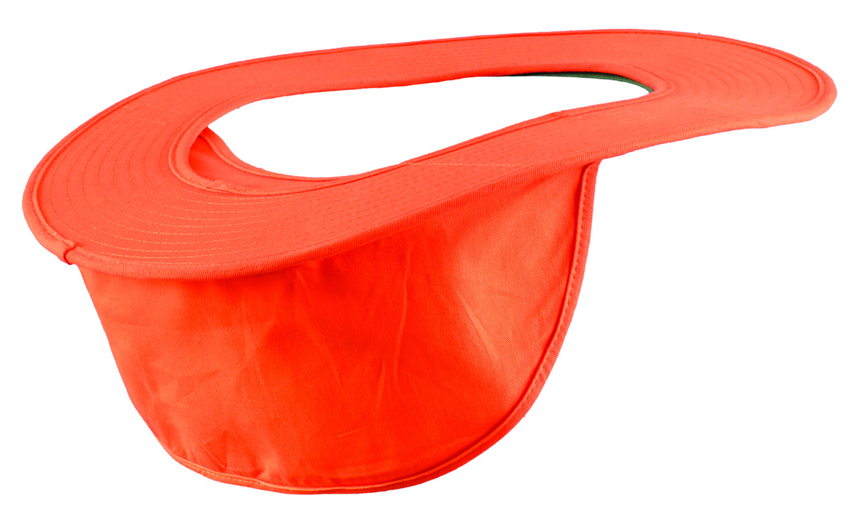 OccuNomix Orange Polyester/Cotton Hard Hat Shade Neck Protector