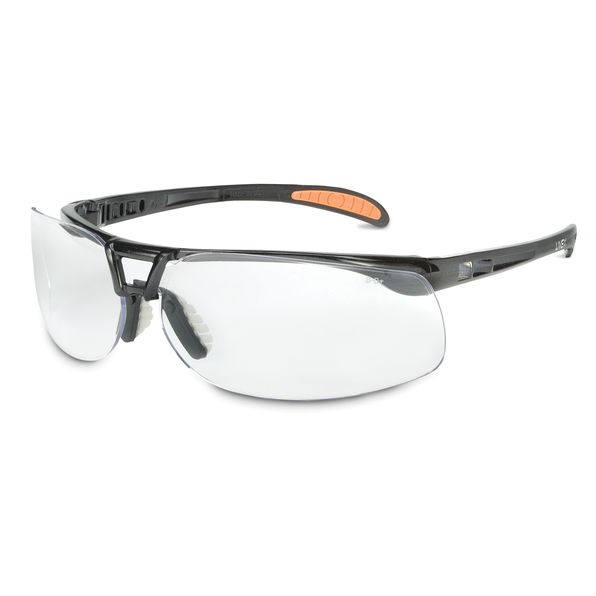 Honeywell Uvex Protege® Black Safety Glasses With Clear Anti-Fog/Anti-Scratch Lens (Availability restrictions apply.)