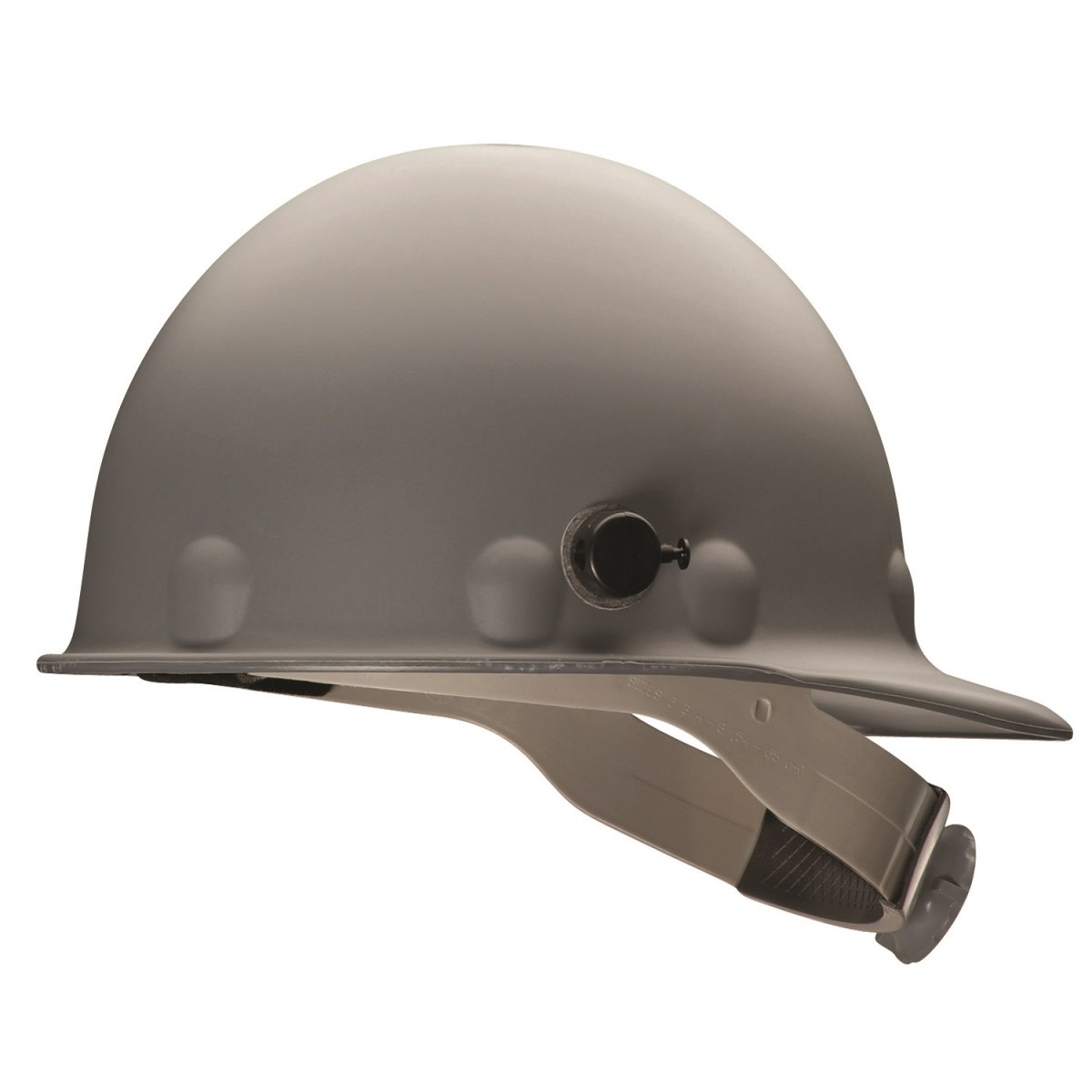 Honeywell Grey Fibre-Metal® Roughneck P2 Fiberglass Cap Style Hard Hat With SuperEight® Rachet/8 Point Ratchet Suspension
