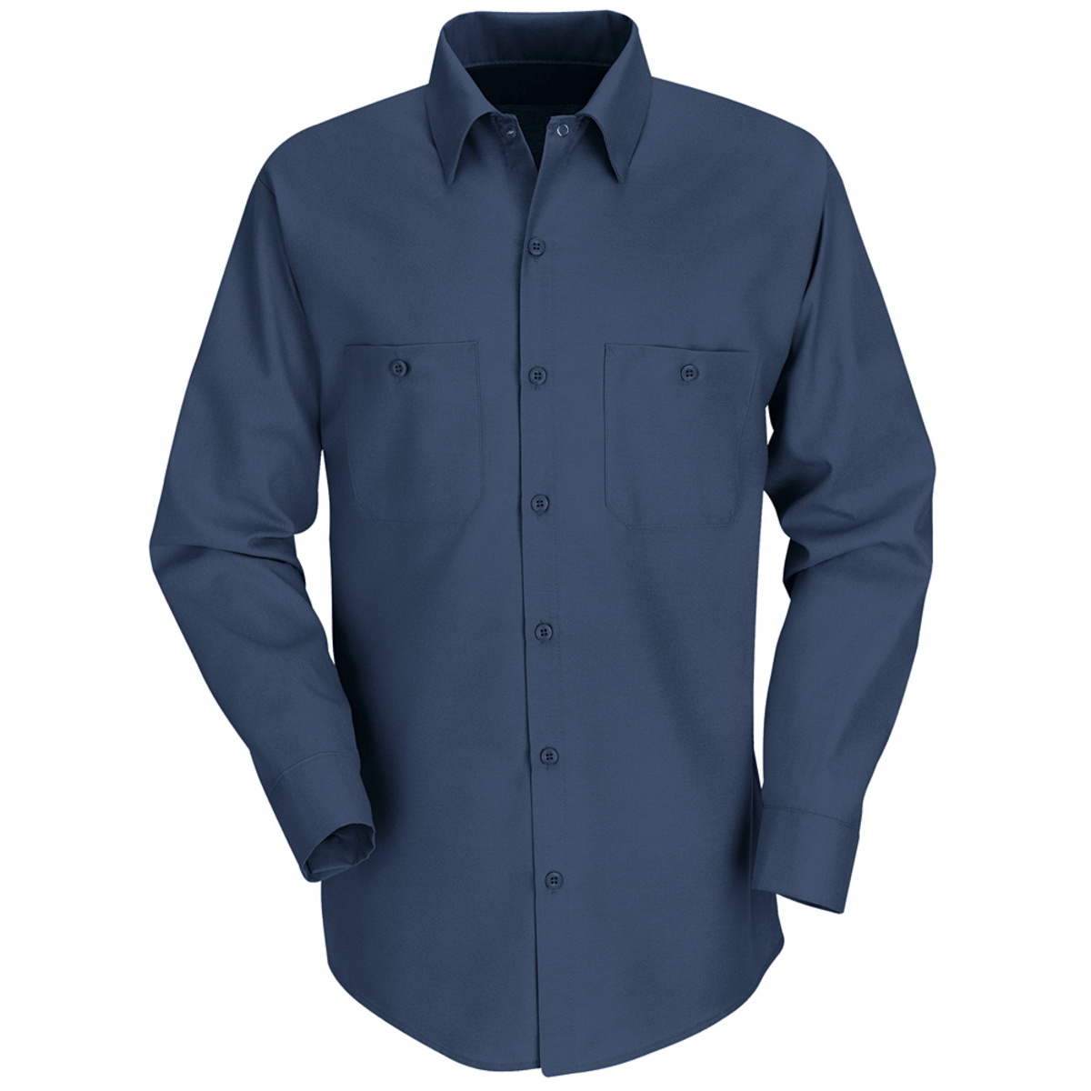 Red Kap® 4X Navy 4.25 Ounce Polyester/Cotton Shirt With Button Closure