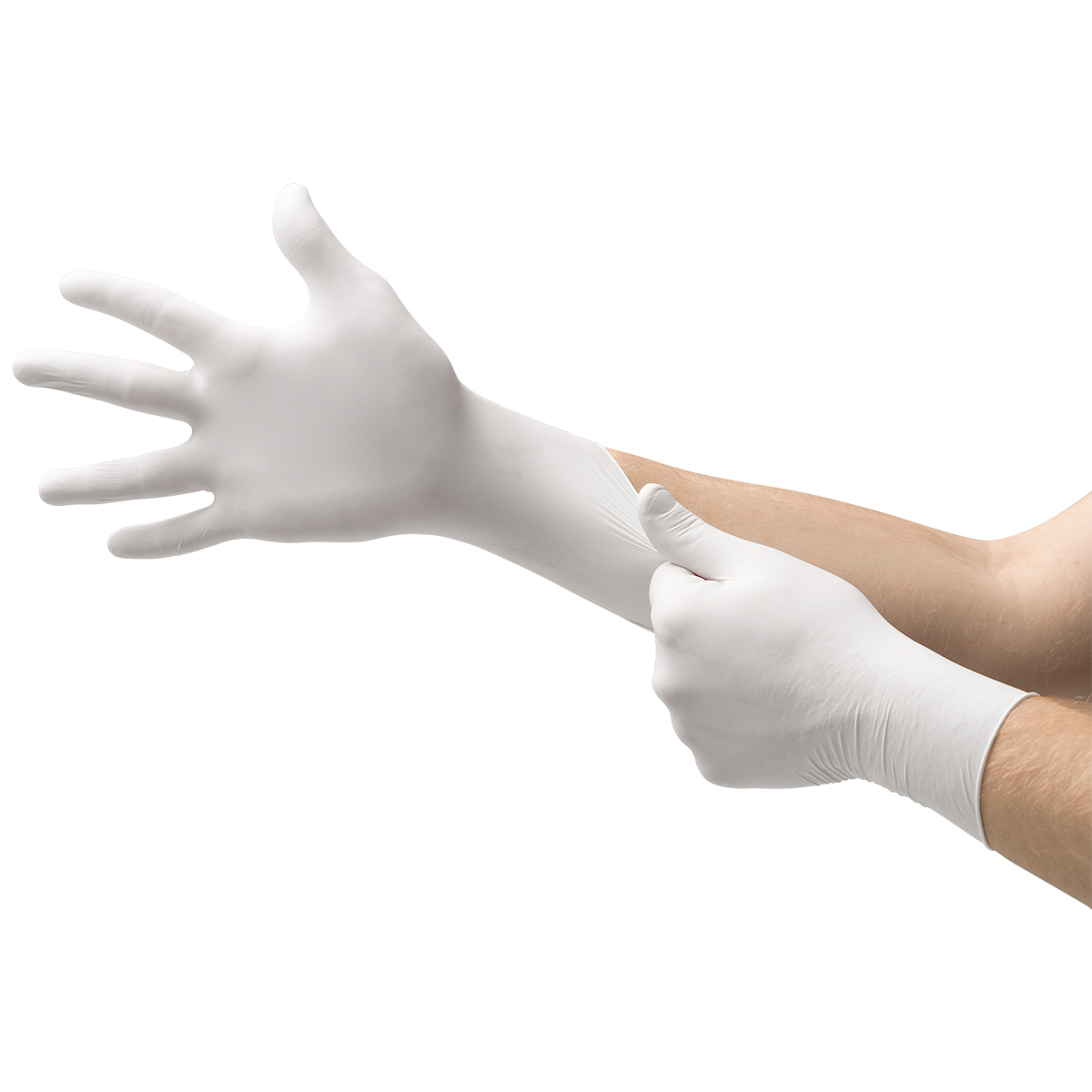Ansell Large White Microflex® Tranquility® 3.9 mil Nitrile Disposable Gloves (Availability restrictions apply.)
