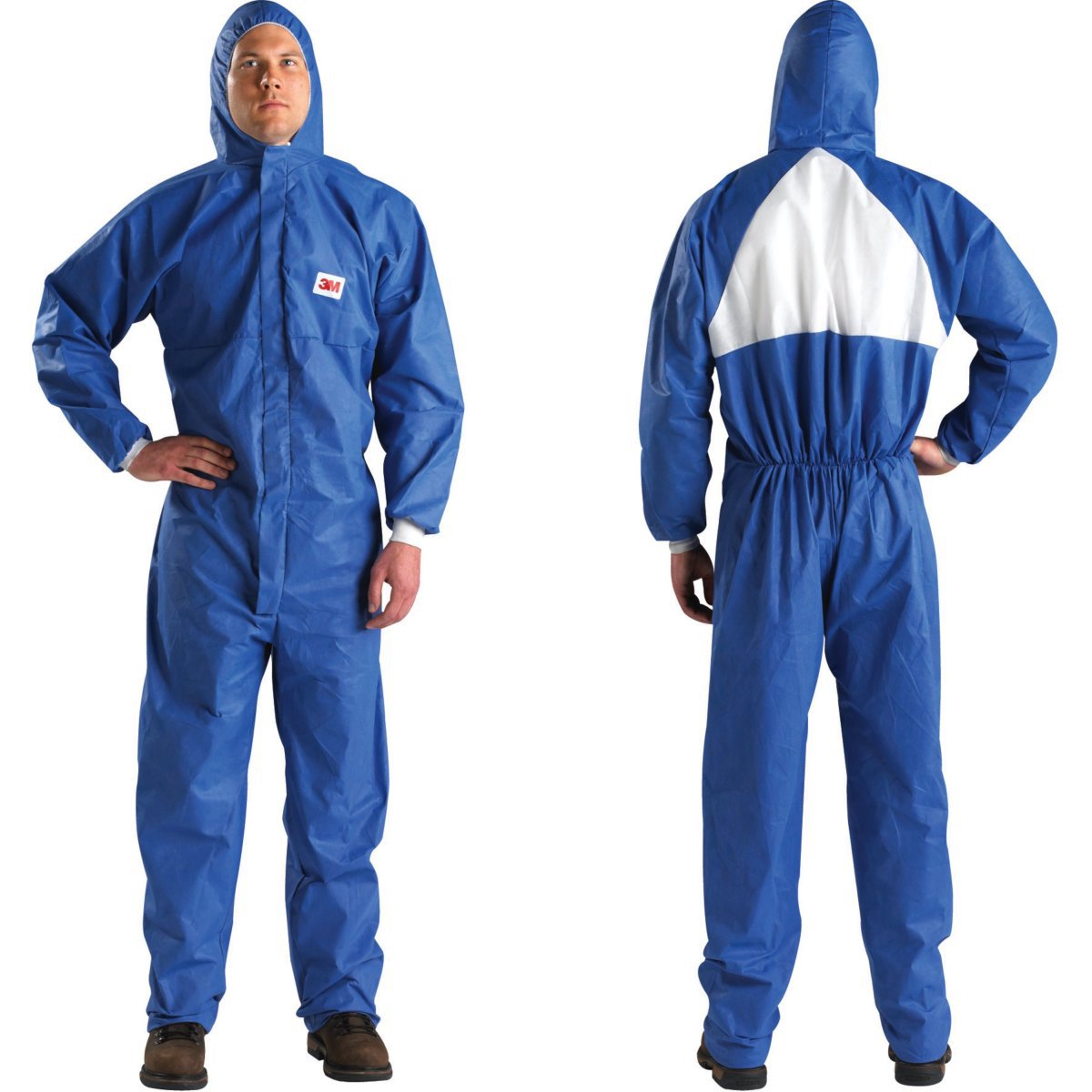 3M™ Disposable Protective Coverall 4530 Bulk 3XL White/Blue (Availability restrictions apply.)