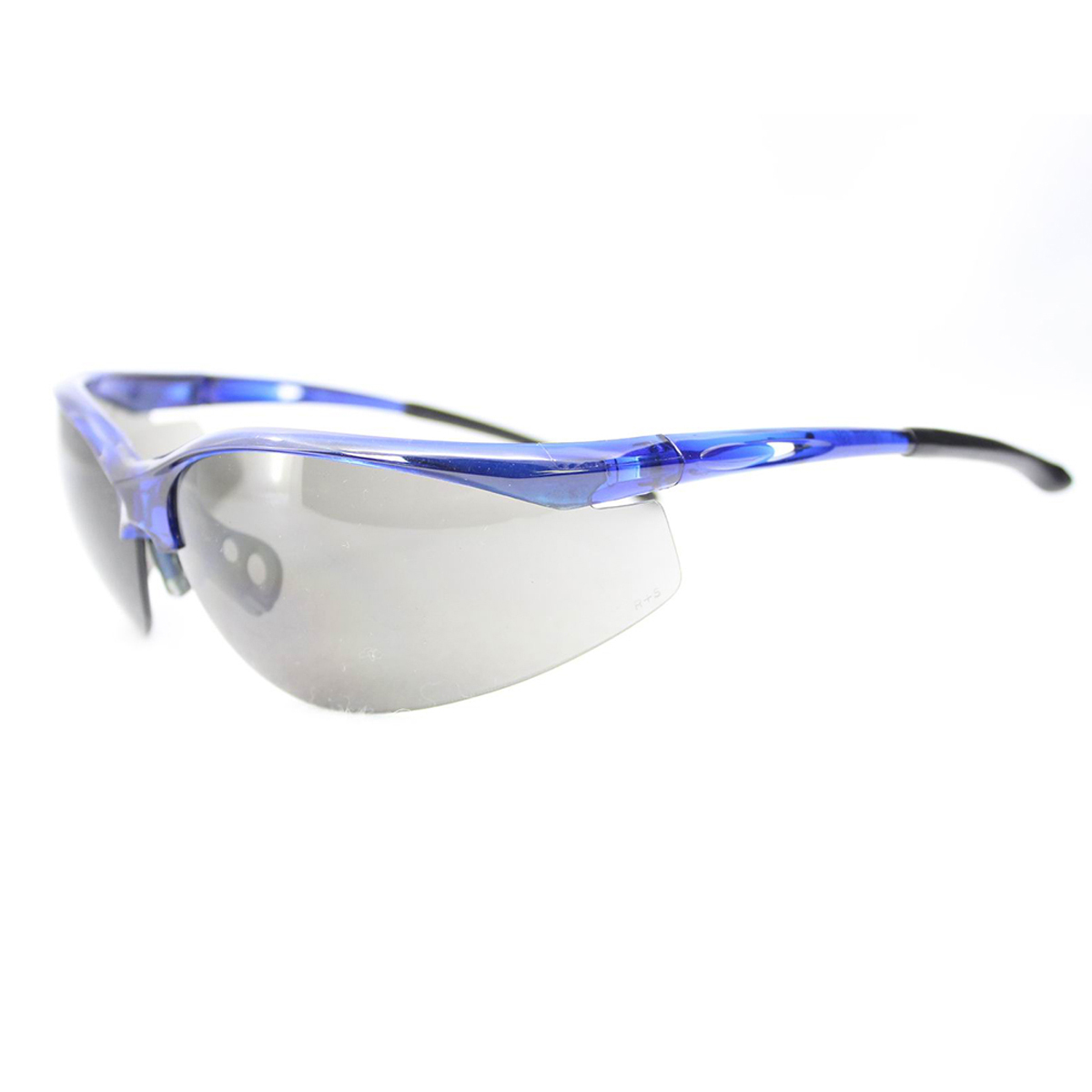 RADNOR® Select Blue Safety Glasses With Gray Polycarbonate Anti-Scratch Lens (Availability restrictions apply.)