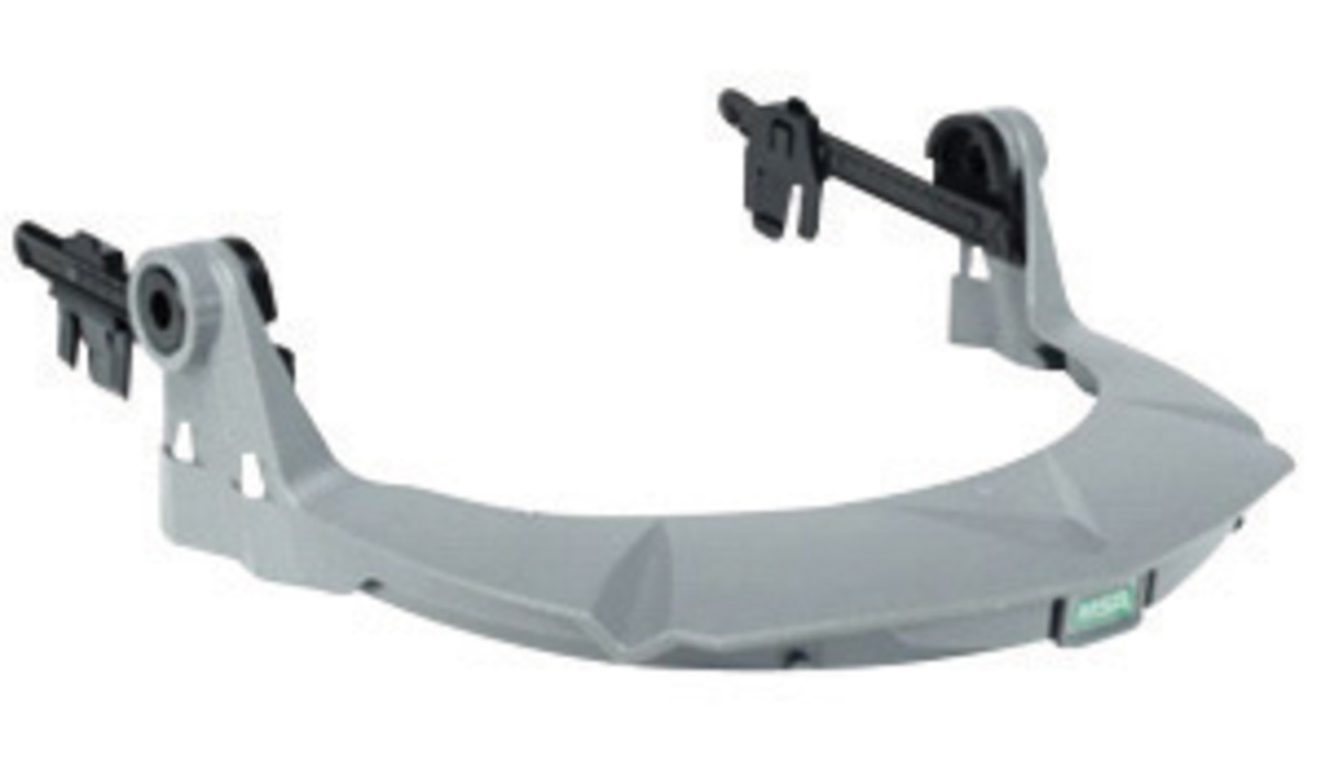 MSA Gray Plastic V-Gard® 6 Point Faceshield Frame