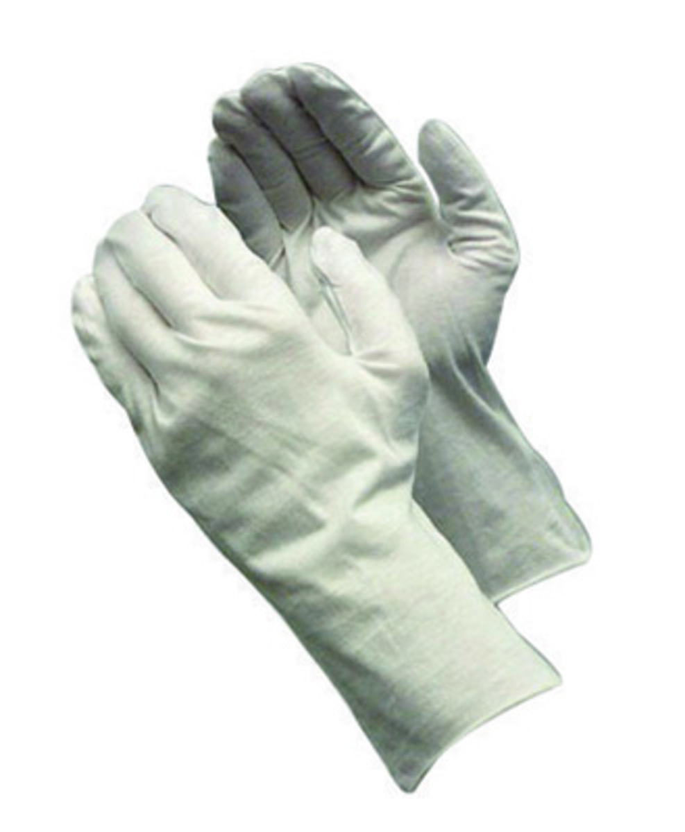 PIP® Ladies CleanTeam® Heavy Weight Cotton Inspection Gloves With Unhemmed Cuff