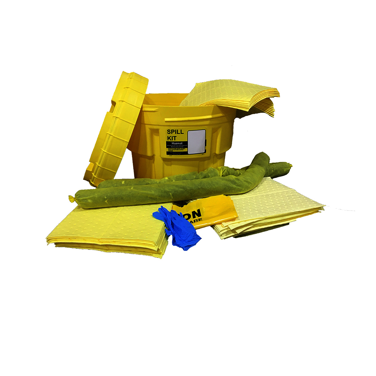 RADNOR® 24 lbs Yellow Polypropylene Spill Kit