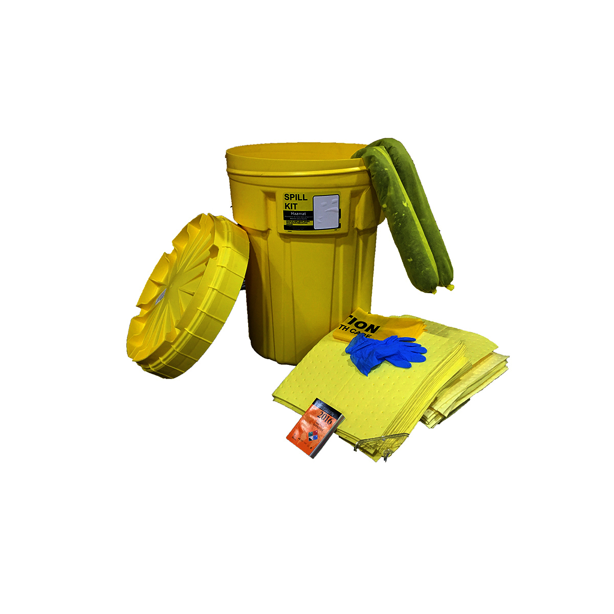 RADNOR® 41 lbs Yellow Polypropylene Spill Kit