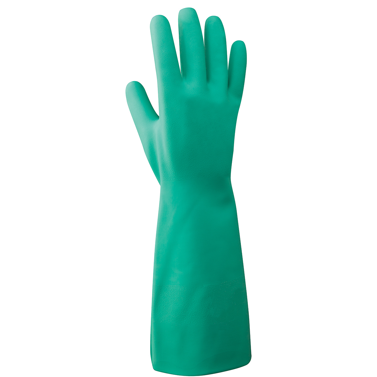 RADNOR® Size 8 Green 17 mil Nitrile Chemical Resistant Gloves