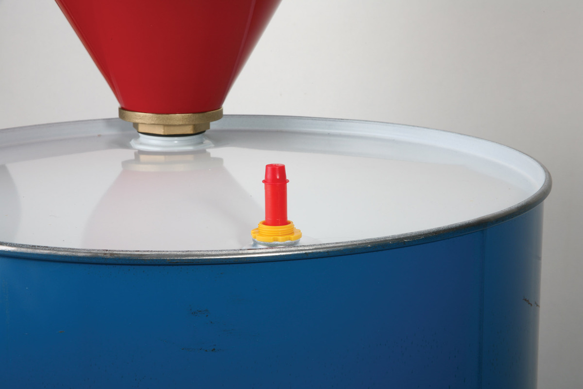Justrite 34 X 5 Polyethylene Vertical PopUp Drum Fill JTR08530 for sale online at autumn supply