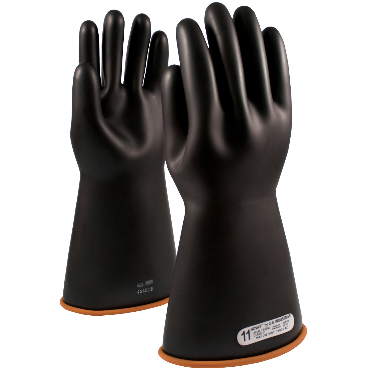 PIP Size 11 Black Rubber Class 2 Linesmens Gloves PIP155-2-16/11 for sale online at autumn supply