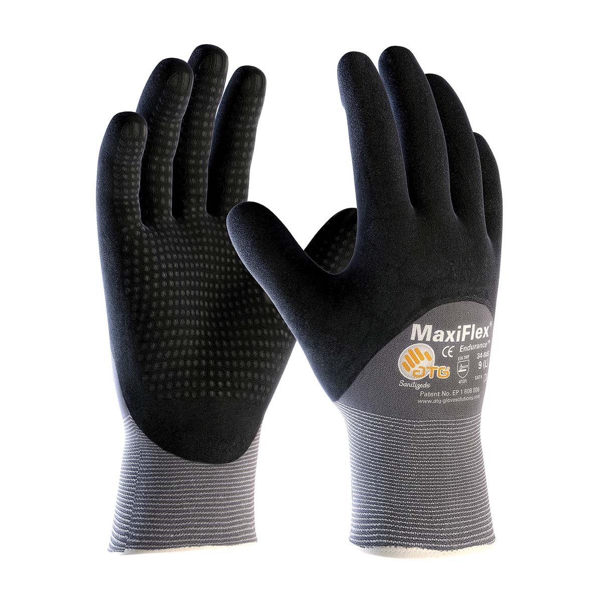 PIP® 2X MaxiFlex® Endurance by ATG® Nitrile Work Gloves With Nylon Liner And Knit Wrist