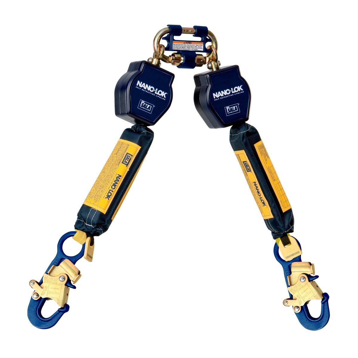 3M™ DBI-SALA® Nano-Lok™ Personal Self-Retracting Lifeline, Twin-leg, Web 3101276, 6 ft. (1.8m) 3M™ DBI-SALA® Nano-Lok™ Personal Self-Retracting Lifeline, Twin-leg, Web 3101276, 6 ft. (1.8m)