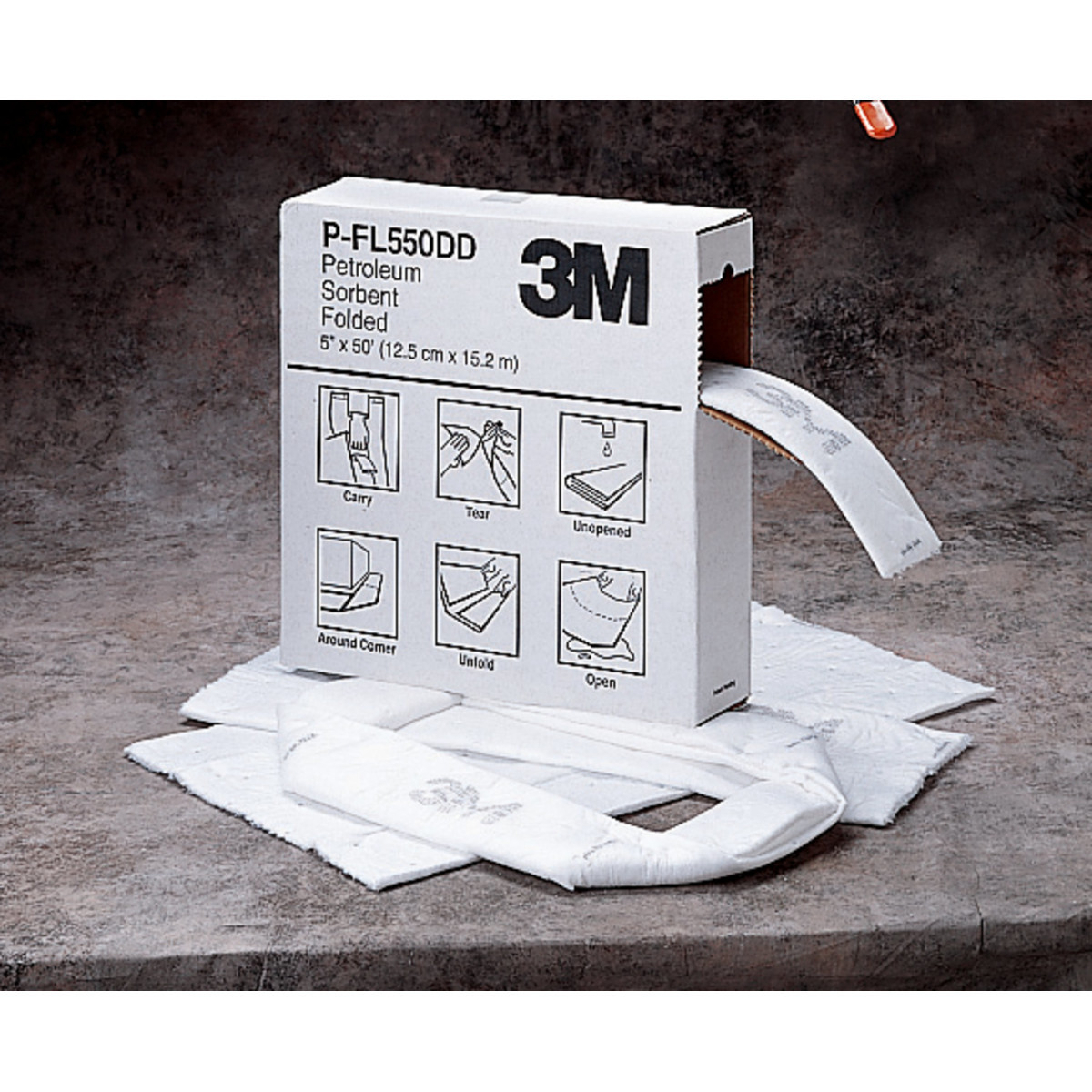 3M 5 X 50 White PolyesterPolypropylene Folded Sorbent 3MRP-FL550DD/T for sale online at autumn supply
