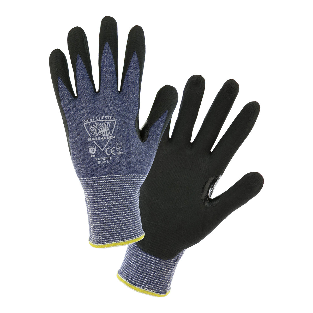 PIP® Large Barracuda® 15 Gauge High Performance Polyethylene Cut Resistant Gloves With Micro-Foam Nitrile Coating