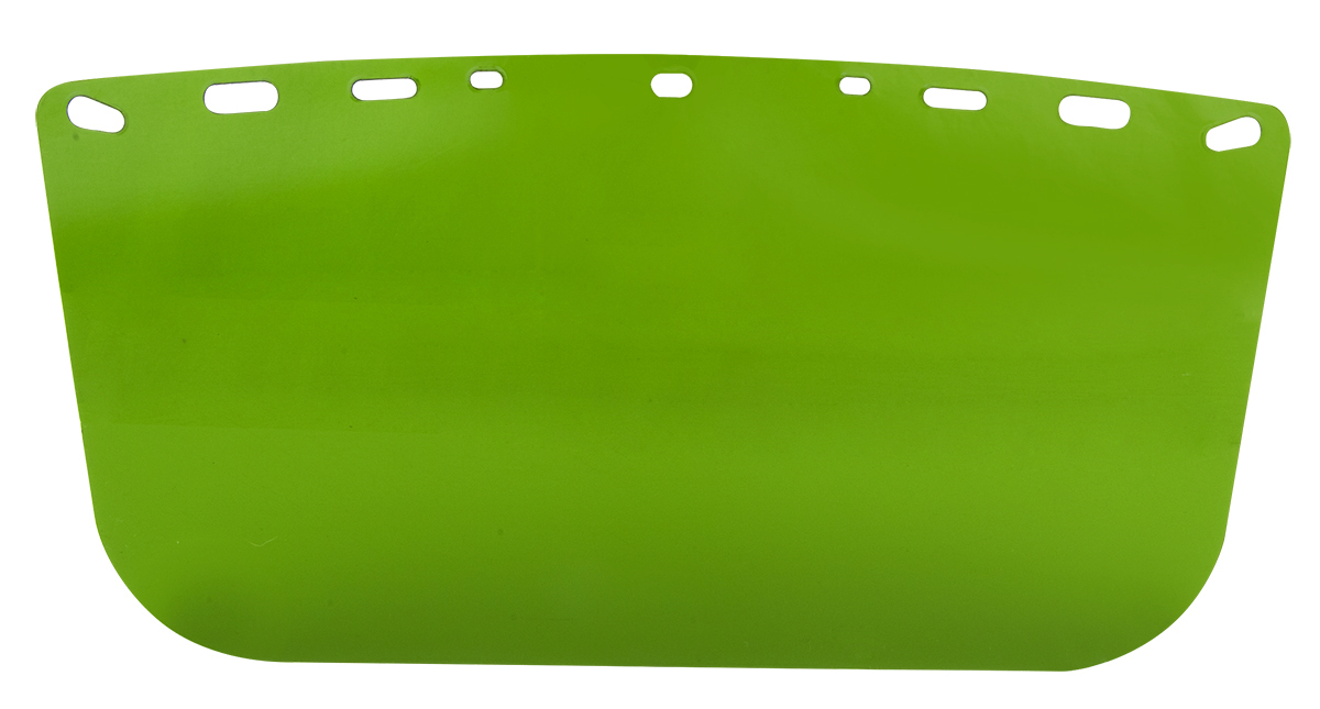 Bullard 8 X 15 X .04 Green Polycarbonate Faceshield BUL840PW3 for sale online at autumn supply