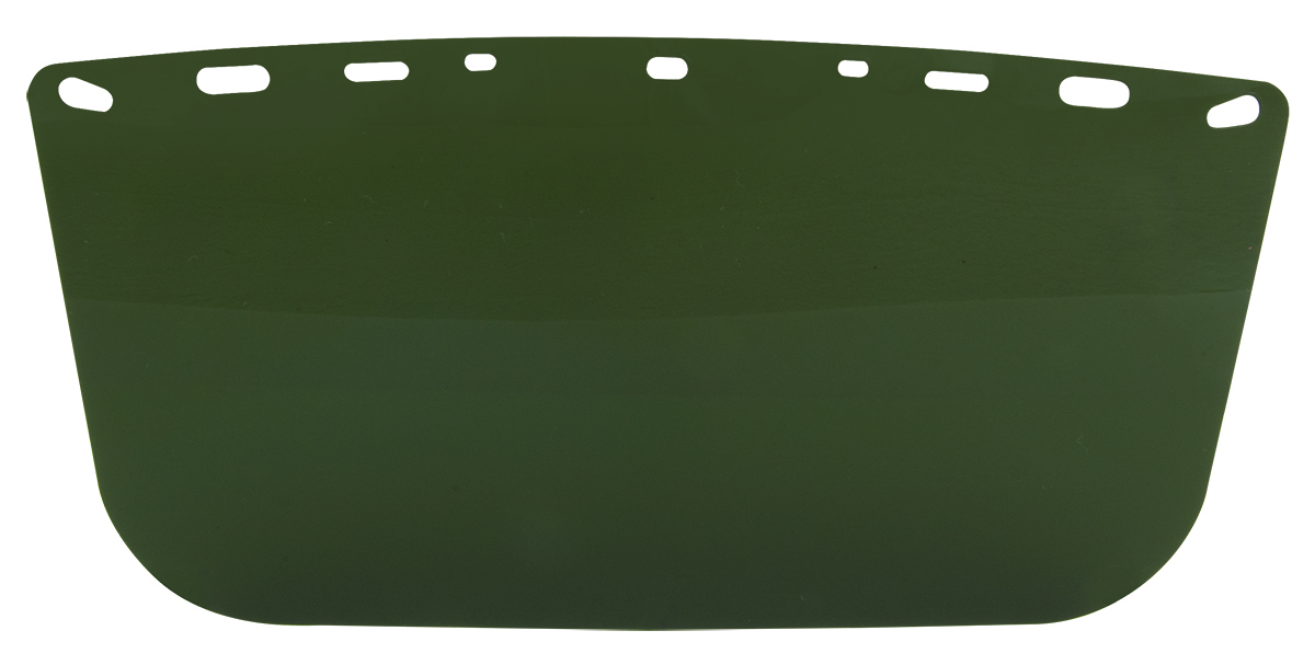 Bullard 8 X 15 X .04 Green Polcarbonate Faceshield BUL840PW5 for sale online at autumn supply