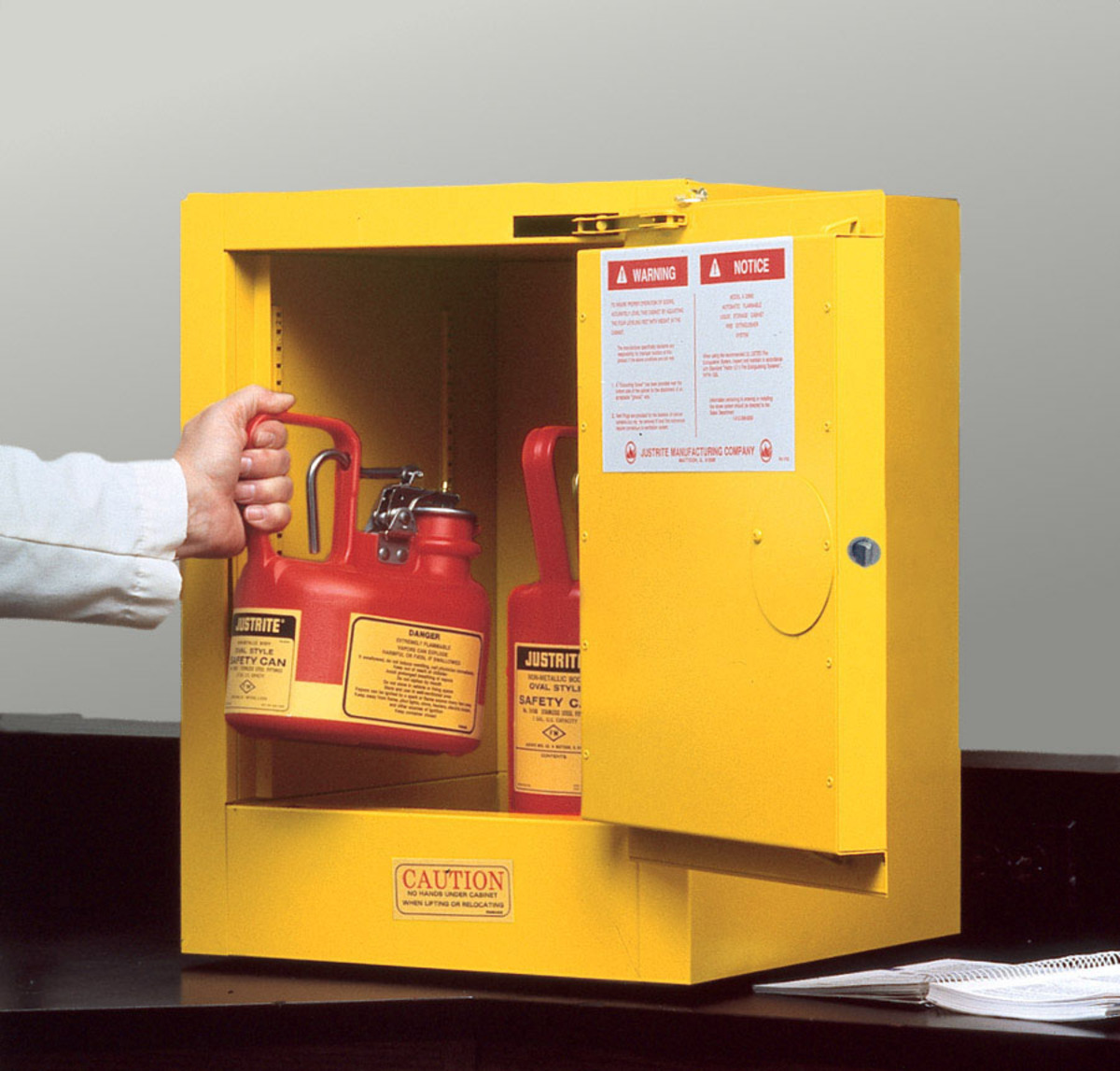 Justrite 4 Gallon Yellow SureGrip EX 18 Gauge Cold Ro JTR890420 for sale online at autumn supply