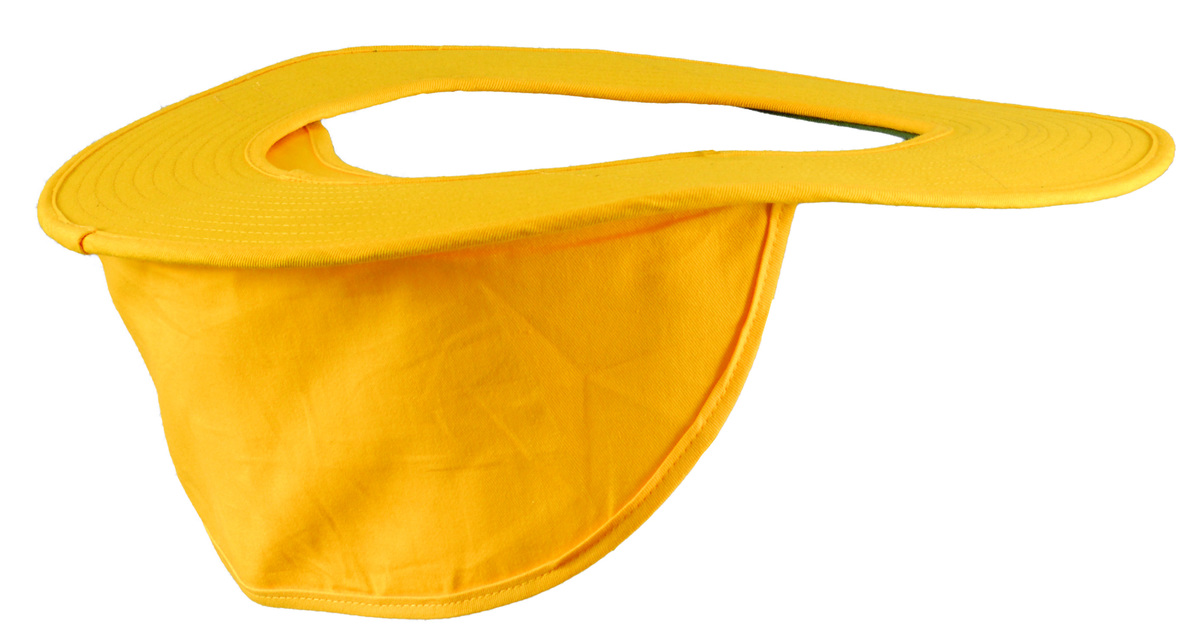 OccuNomix Yellow Polyester/Cotton Hard Hat Shade Neck Protector