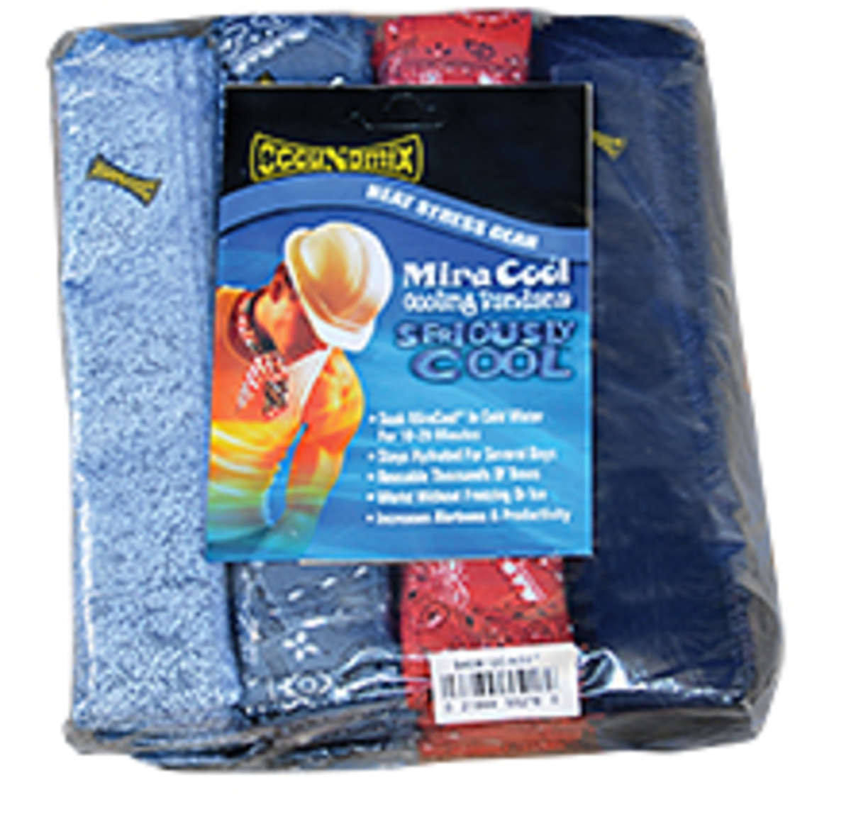 OccuNomix Assorted Colors MiraCool® Cotton Cooling Bandana
