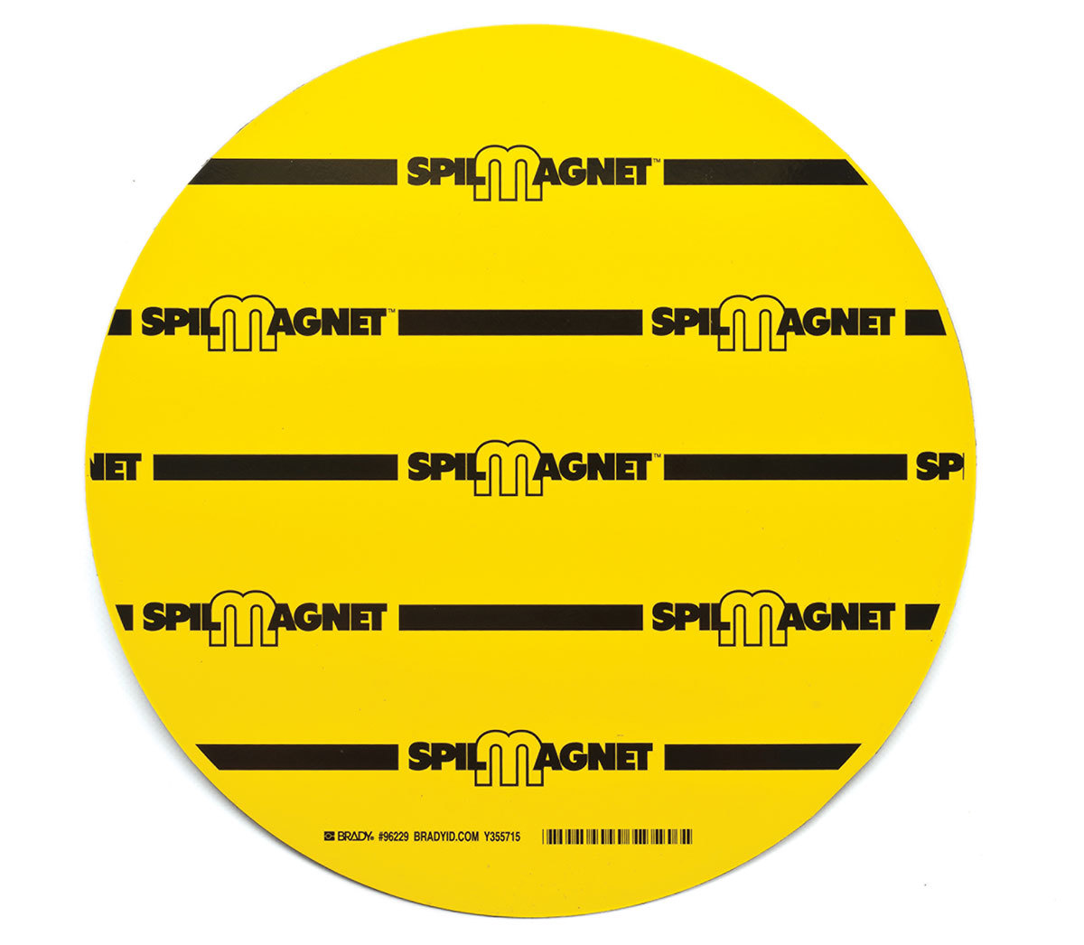 Brady 12 Black Yellow Drain Cover BRD96229 for sale online at autumn supply