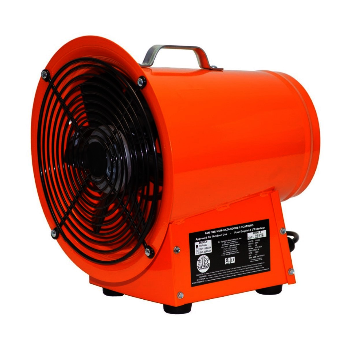 Air Systems 8 1275 CFM Steel Axial Fan A56SVF-8AC for sale online at autumn supply