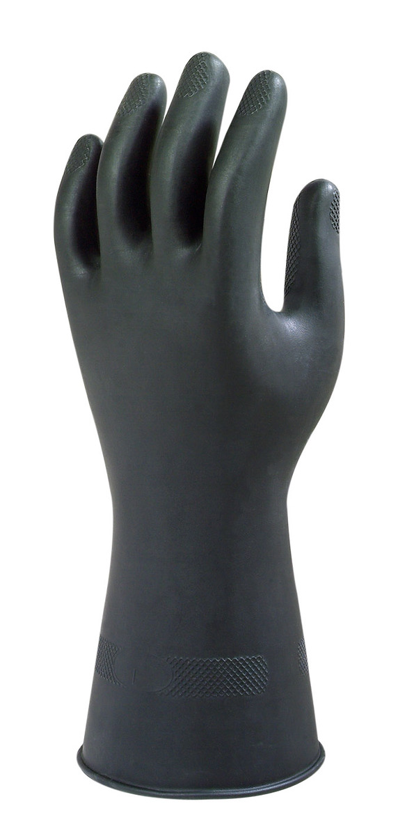 Ansell Size 10 12 Black Marigold SolVex 13 Cotton Flo ANEG17K-10.5 for sale online at autumn supply