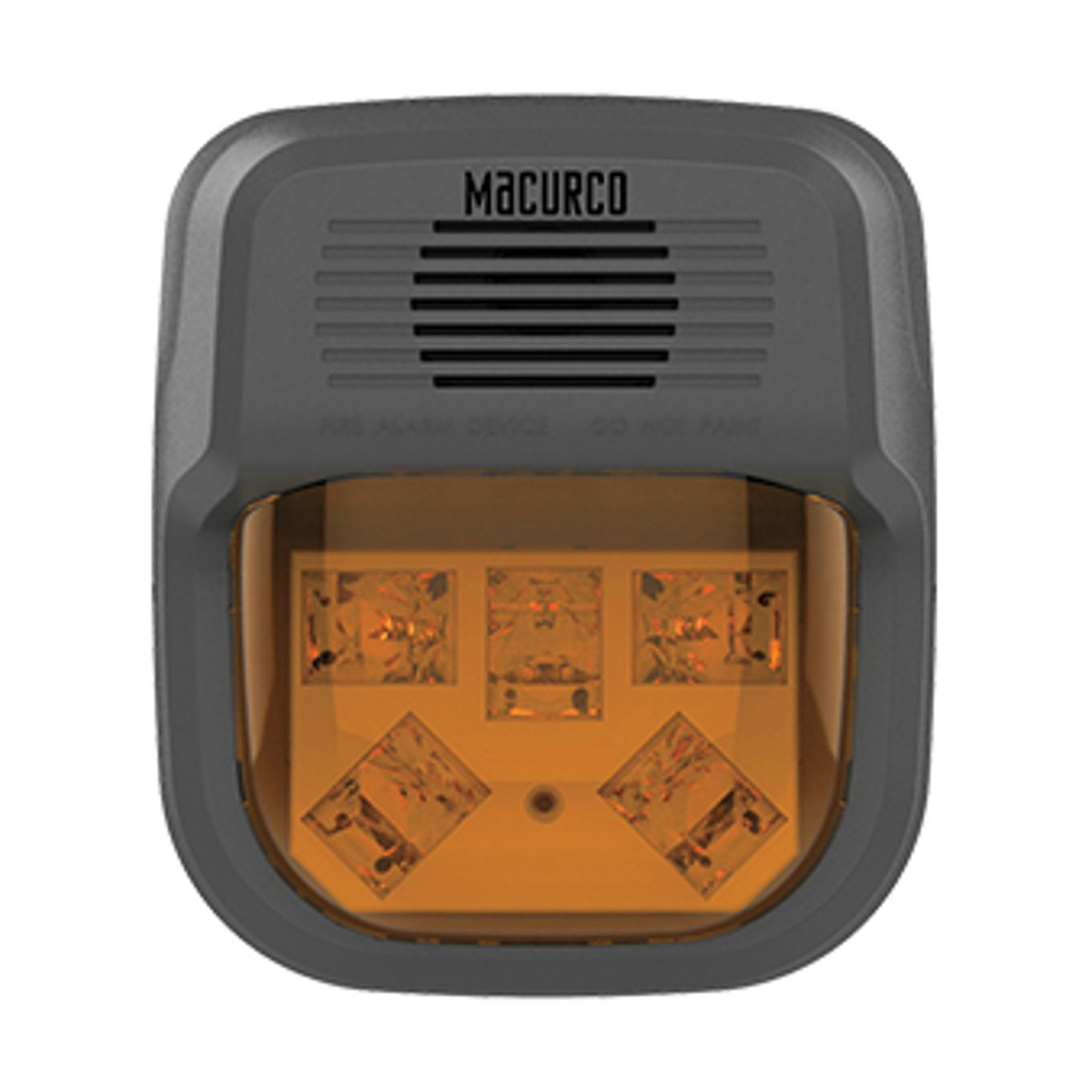 Macurco™ HS-A Horn/Strobe Signal Device For 6-Series Fixed Gas Detector With Amber Lens
