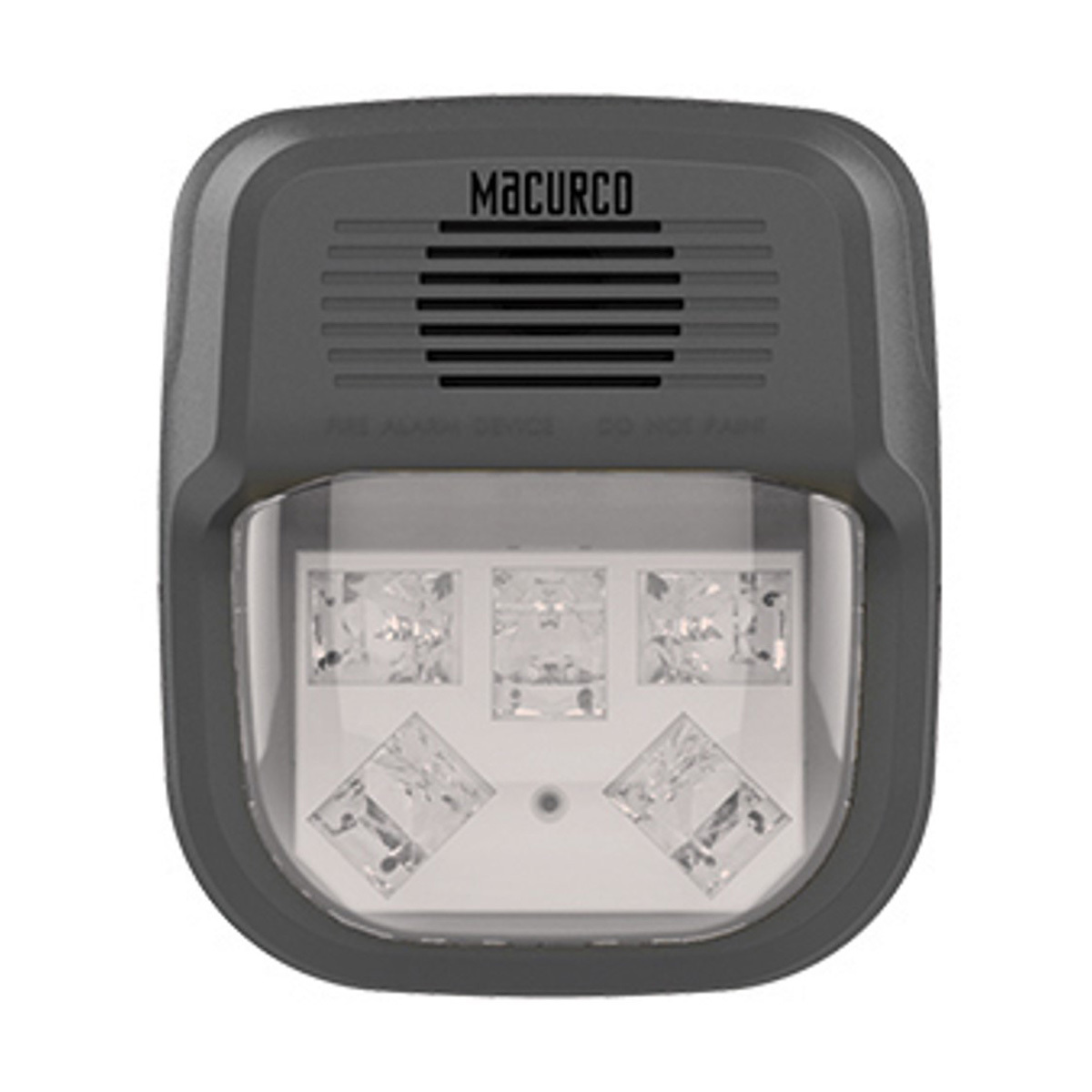 Macurco™ HS-C Horn/Strobe Signal Device For 6-Series Fixed Gas Detector With Clear Lens