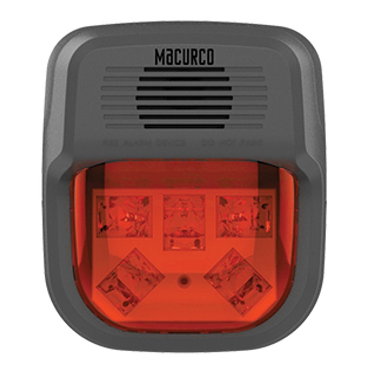 Macurco™ HS-R Horn/Strobe Signal Device For 6-Series Fixed Gas Detector With Red Lens