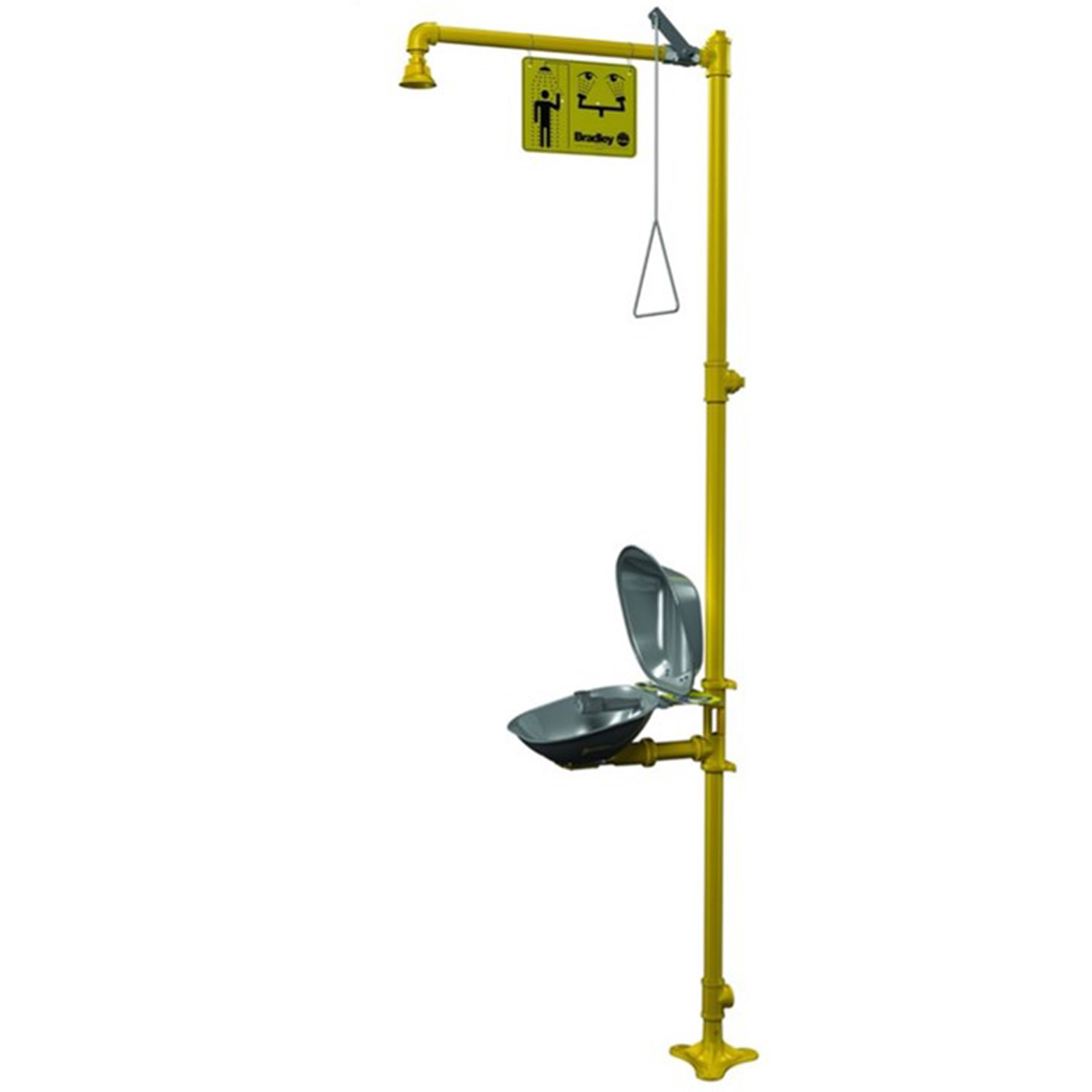 Bradley SpinTec Eye Wash Station And Shower Plastic S B75S19314DC for sale online at autumn supply