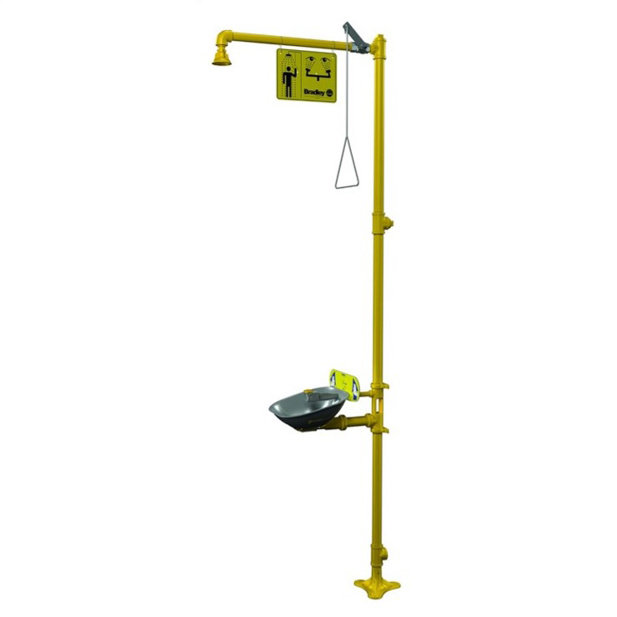 Bradley SpinTec Eye Wash Station And Shower Stainless B75S19314SB for sale online at autumn supply