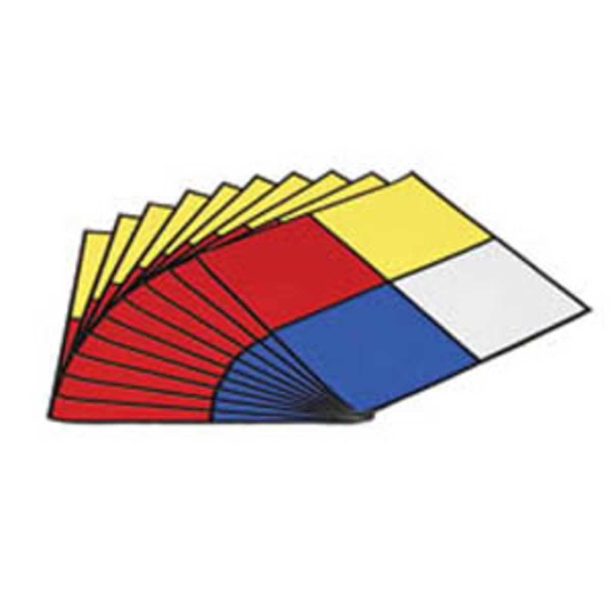 Brady 15 X 15 X .004 BlackBlueRedYellow On White B946 BRD58504 for sale online at autumn supply