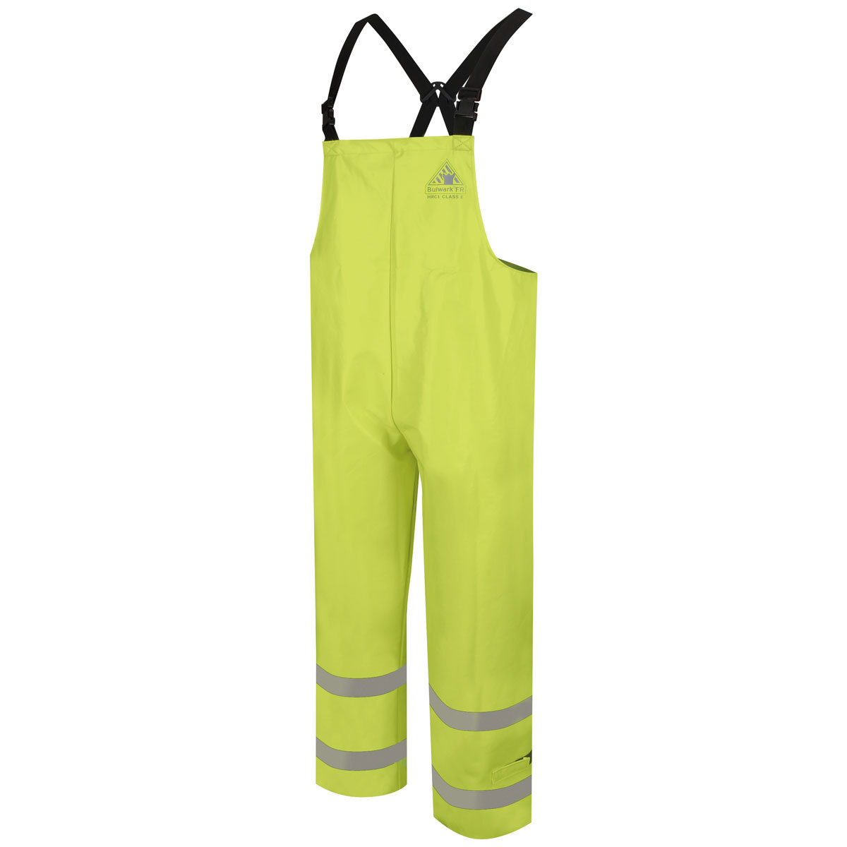 Bulwark® Large Hi-Viz Yellow PVC  Modacrylic Knit Flame Resistant Overalls