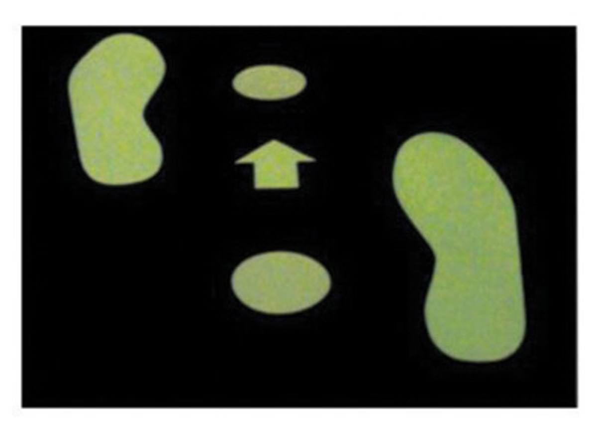 Accuform Signs 3 Black Green And Yellow 10 mil GlowIn A81PTS486 for sale online at autumn supply