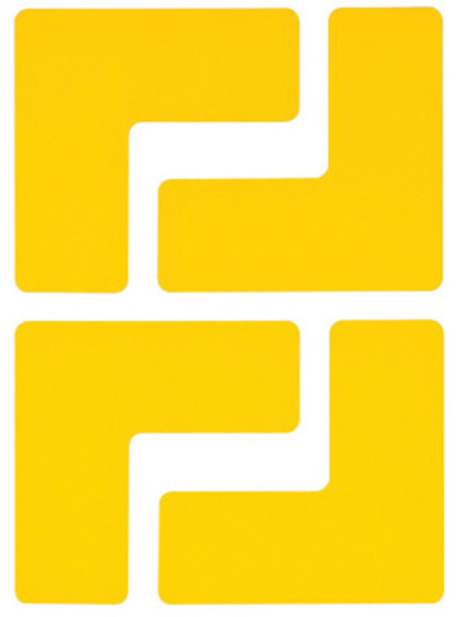 Brady 2 Yellow .008 Polyester ToughStripe B514 Floor BRD104433 for sale online at autumn supply
