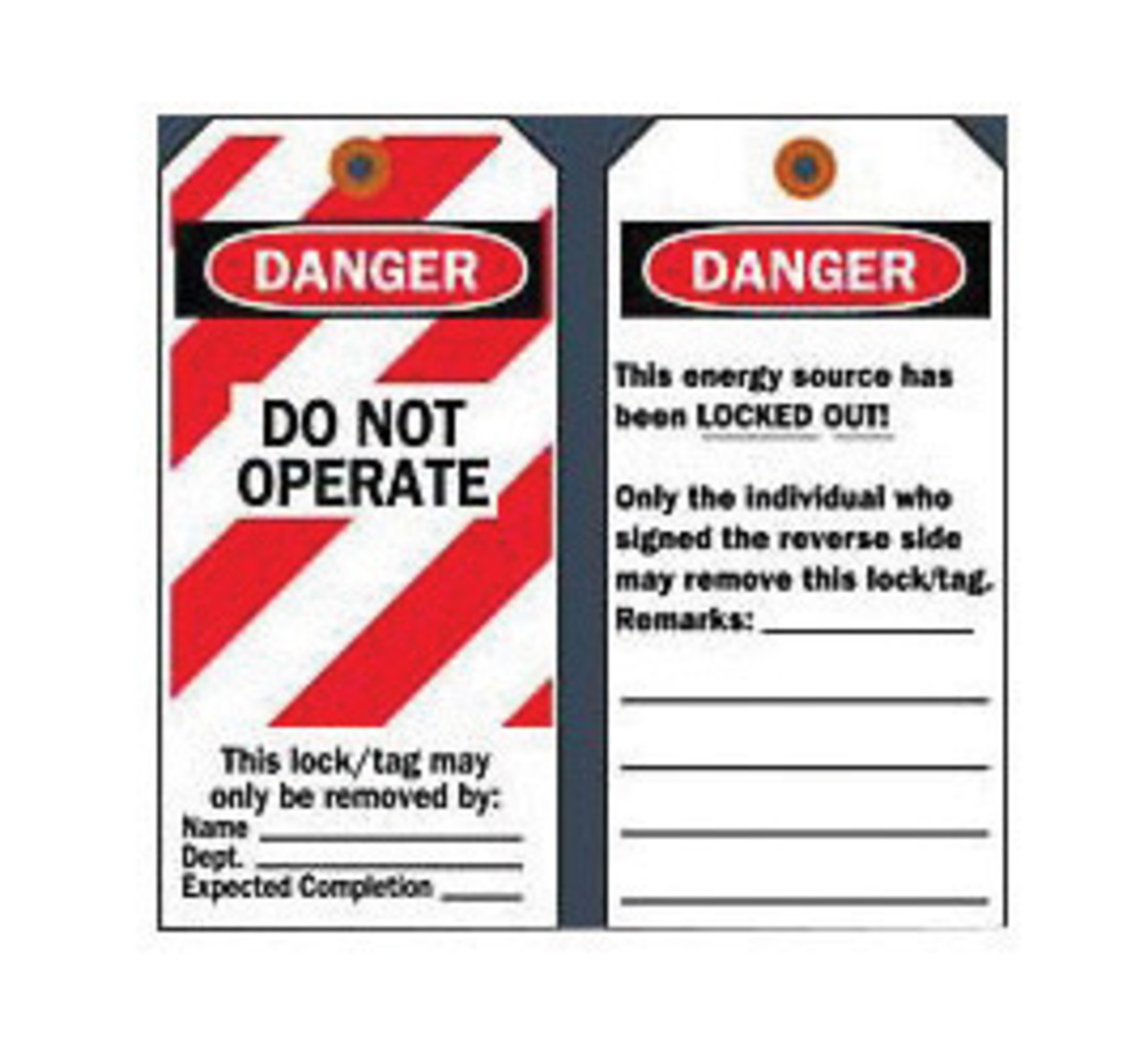 Brady 5 34 X 3 Black Polyester Tag DO NOT OPERATE THI BRD66064 for sale online at autumn supply