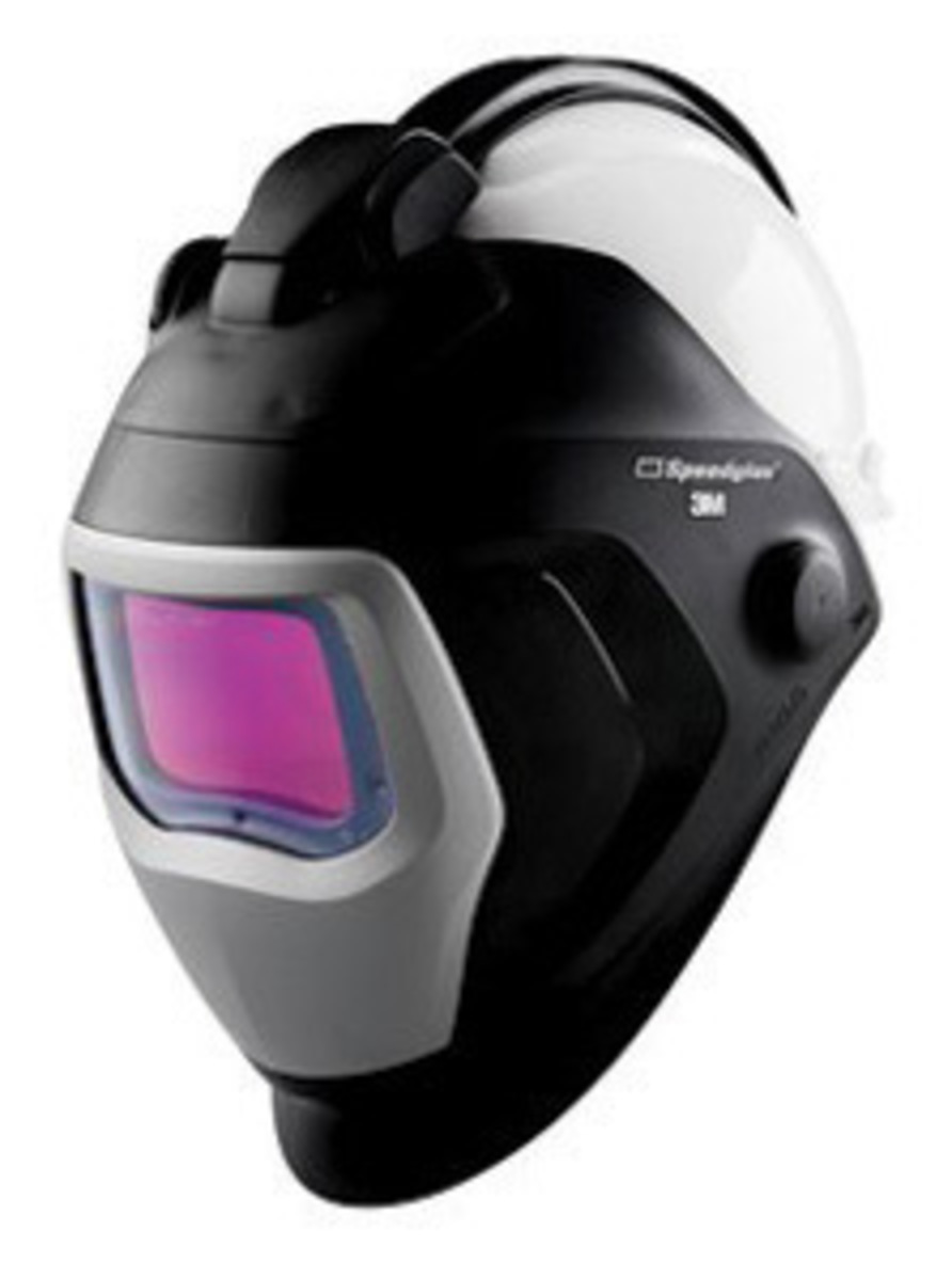 3M™ Speedglas™ Welding Helmet 9100 QR, 06-0100-10QR, with Auto-Darkening Filter 9100V and Hardhat, H-701R 3M™ Speedglas™ Welding Helmet 9100 QR, 06-0100-10QR, with Auto-Darkening Filter 9100V and Hardhat, H-701R