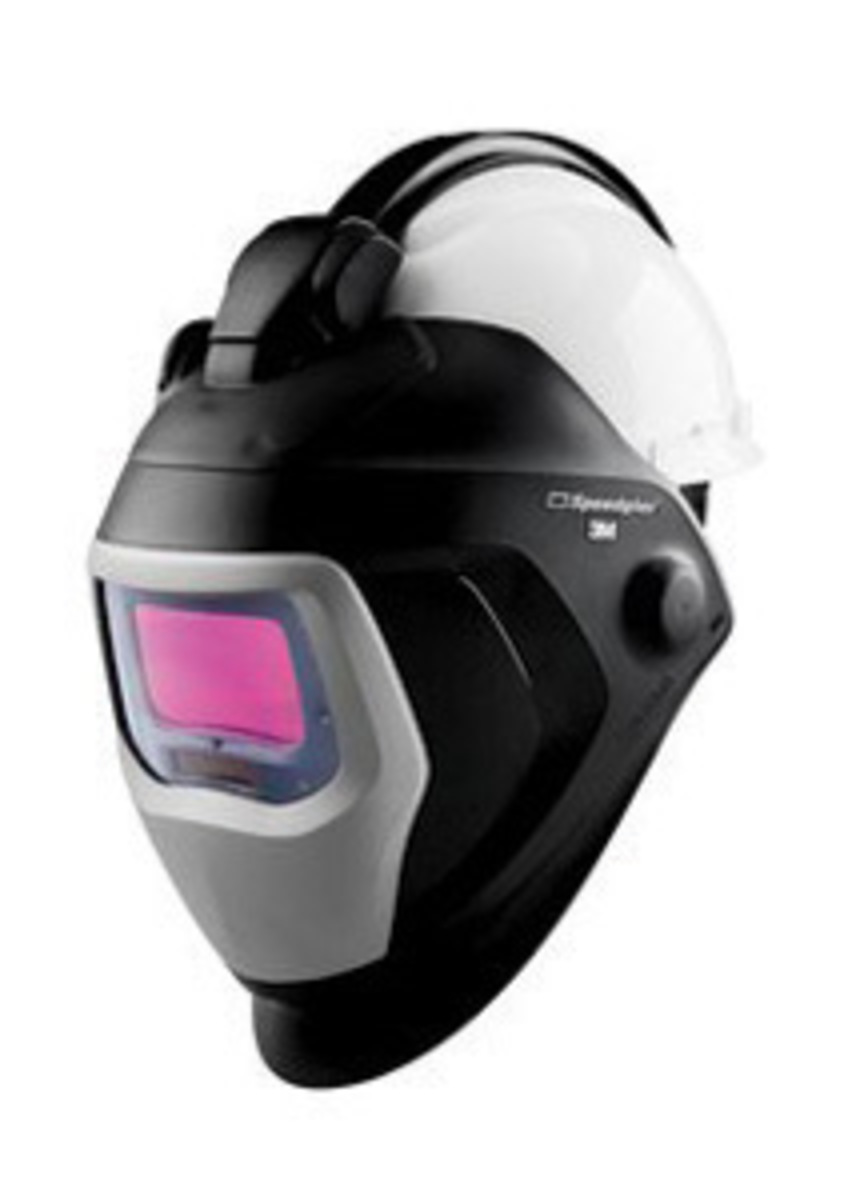 3M™ Speedglas™ Welding Helmet 9100 QR, 06-0100-20QR, with Auto-Darkening Filter 9100X and Hardhat, H-701R 3M™ Speedglas™ Welding Helmet 9100 QR, 06-0100-20QR, with Auto-Darkening Filter 9100X and Hardhat, H-701R