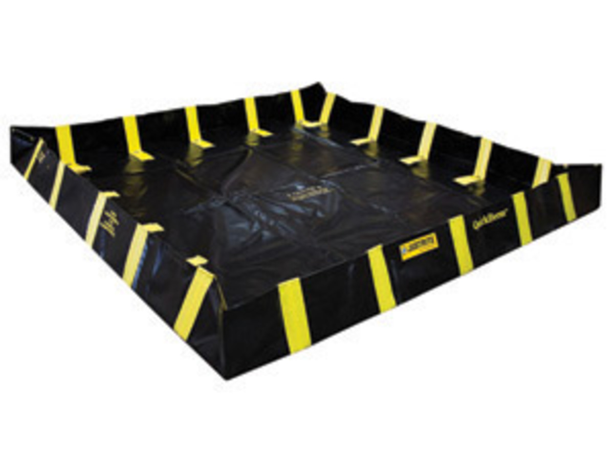 Justrite 12 X 12 X 12 QuickBerm Black PVC Coated Fabr JTR28544 for sale online at autumn supply