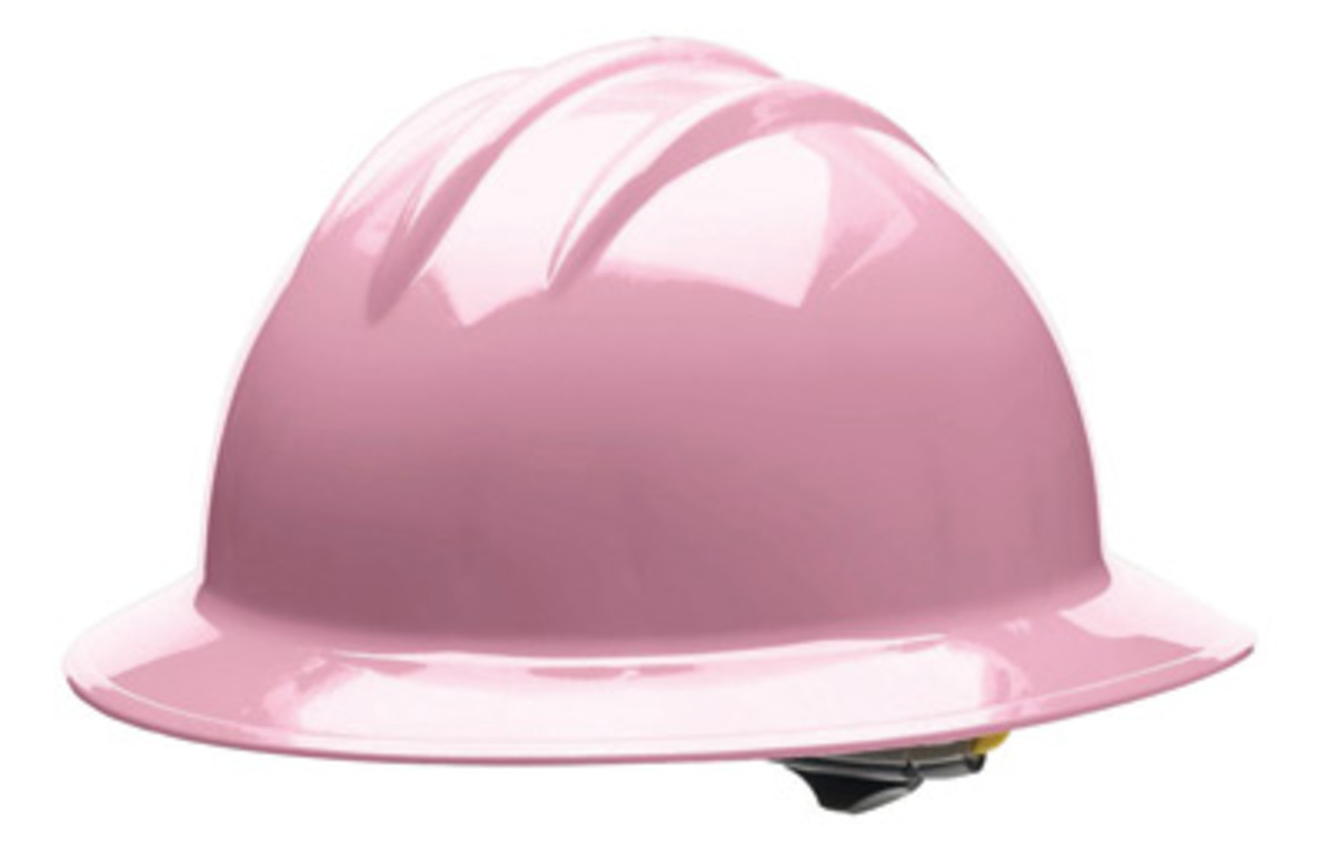 Bullard Pink HDPE Full Brim Hard Hat With Ratchet6 Po BUL33LPR for sale online at autumn supply