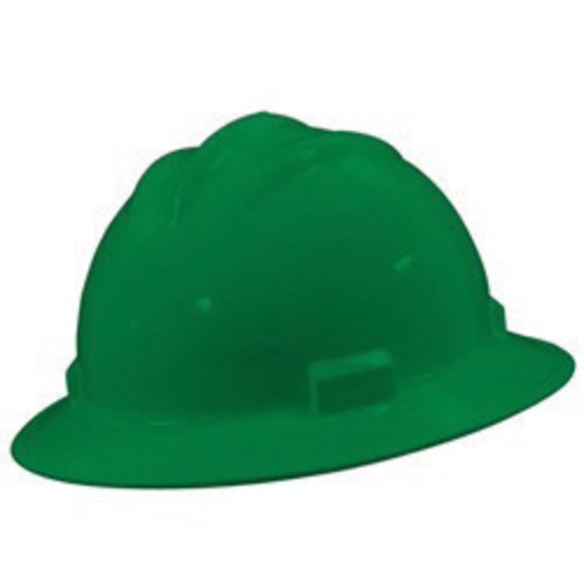Bullard® Green HDPE Full Brim Hard Hat With Ratchet/4 Point Ratchet Suspension