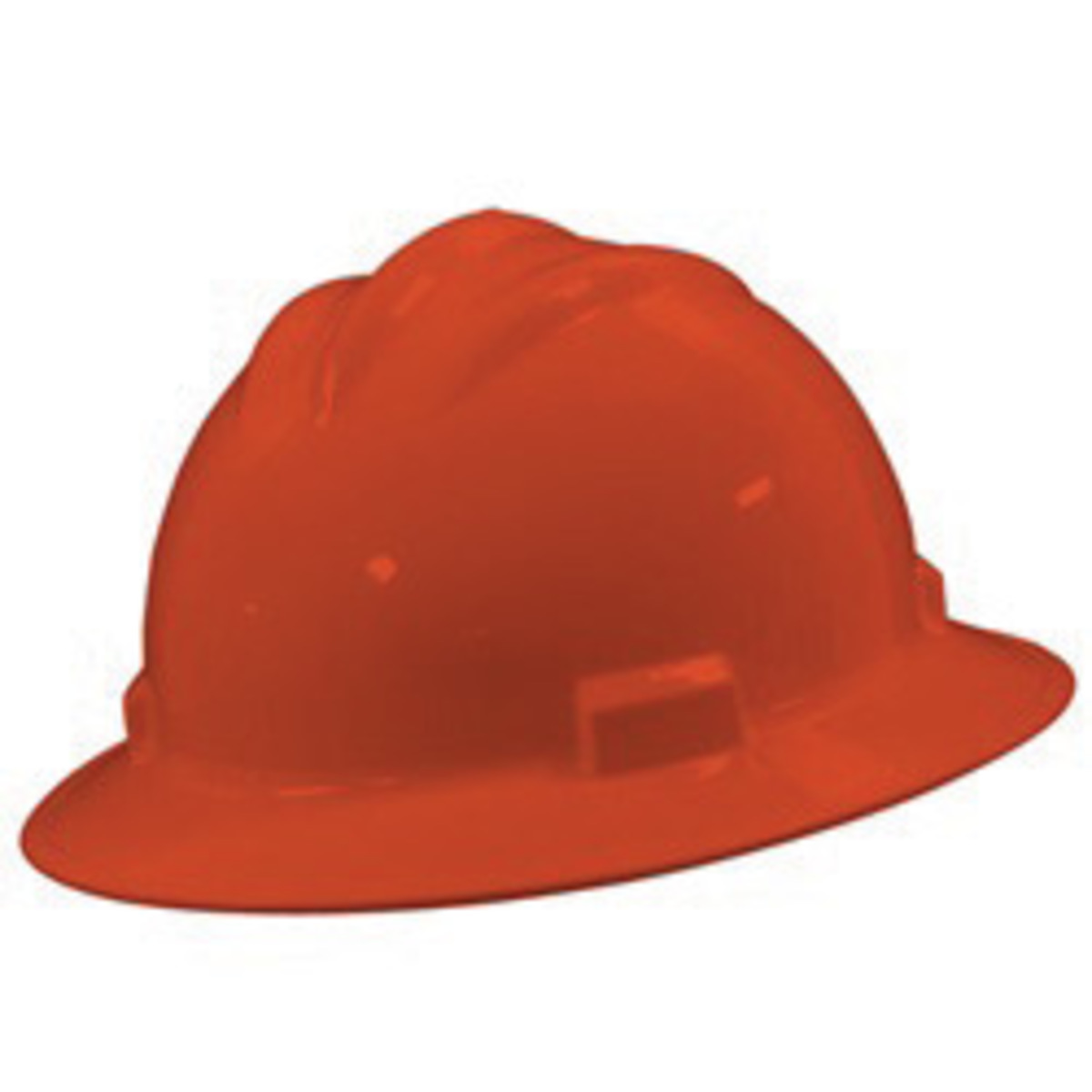 Bullard® Orange HDPE Full Brim Hard Hat With Pinlock/4 Point Pinlock Suspension