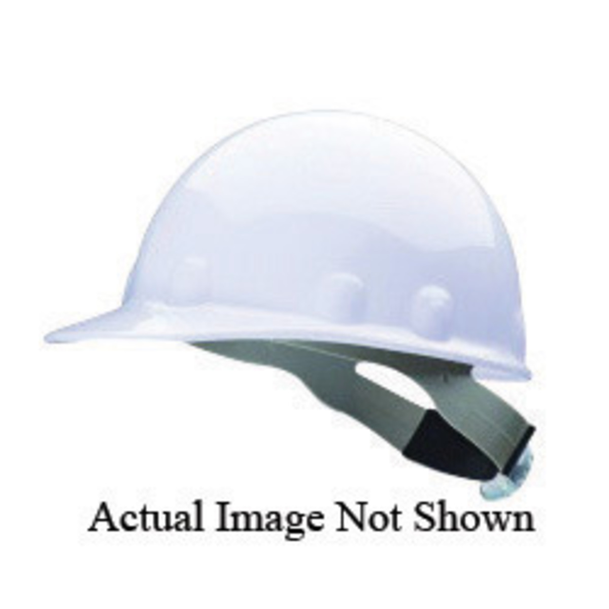 Honeywell Black Fibre-Metal® E2 Thermoplastic Cap Style Hard Hat With Rachet/8 Point Ratchet Suspension