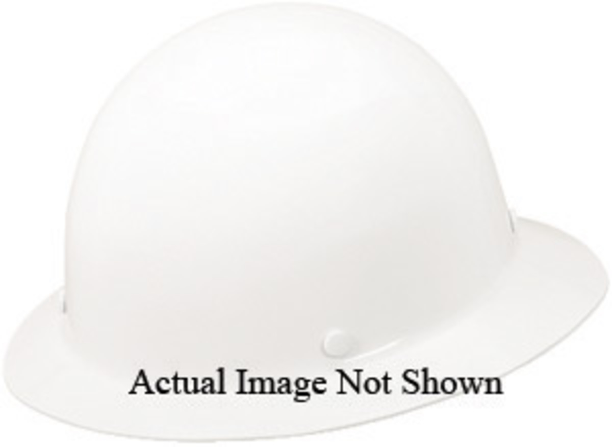 MSA Brown Phenolic Full Brim Hard Hat With Pinlock4 P MSA454672 for sale online at autumn supply